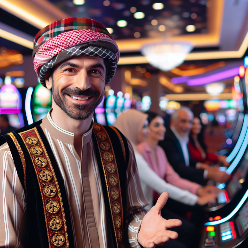 Turkish man inviting players